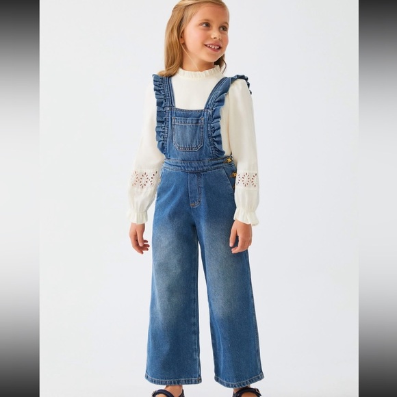 ABEL & LULA DENIM DENIM ROMPER . Kids 6 yrs - Picture 1 of 12